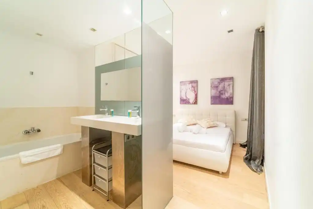 Bany de Apartament en venda en Alicante / Alacant amb Aire condicionat, Calefacció i Parquet