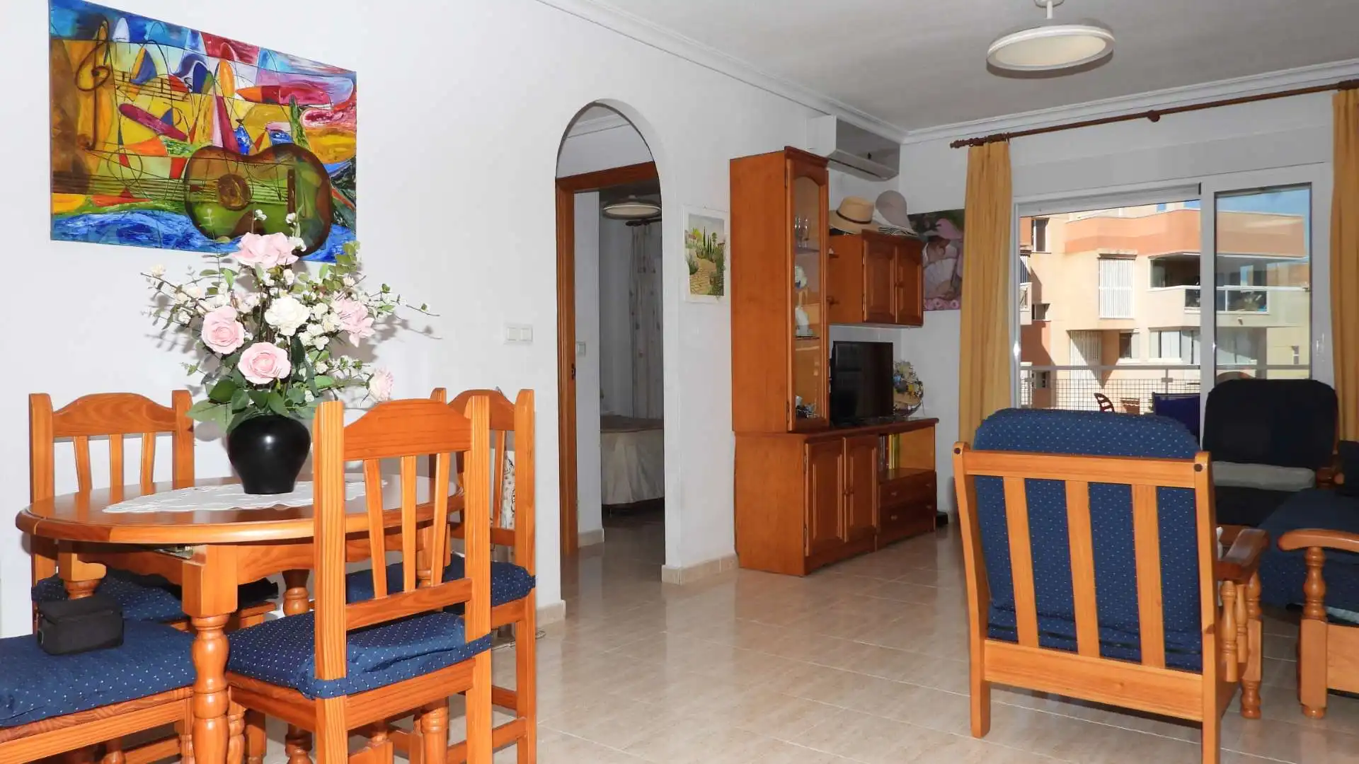 Comedor de Piso en venta en La Manga del Mar Menor con Calefacción, Terraza y Amueblado
