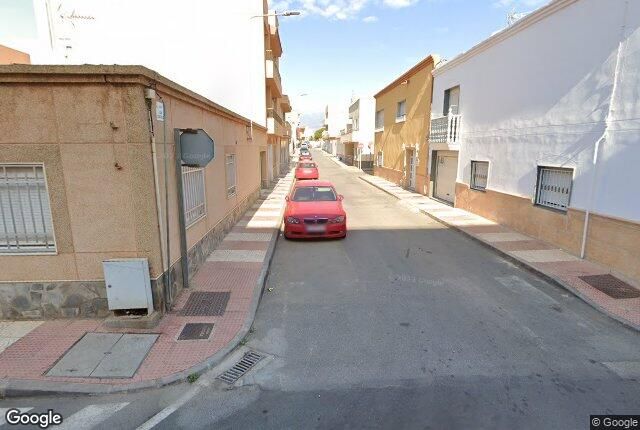 Exterior view of Single-family semi-detached for sale in Roquetas de Mar