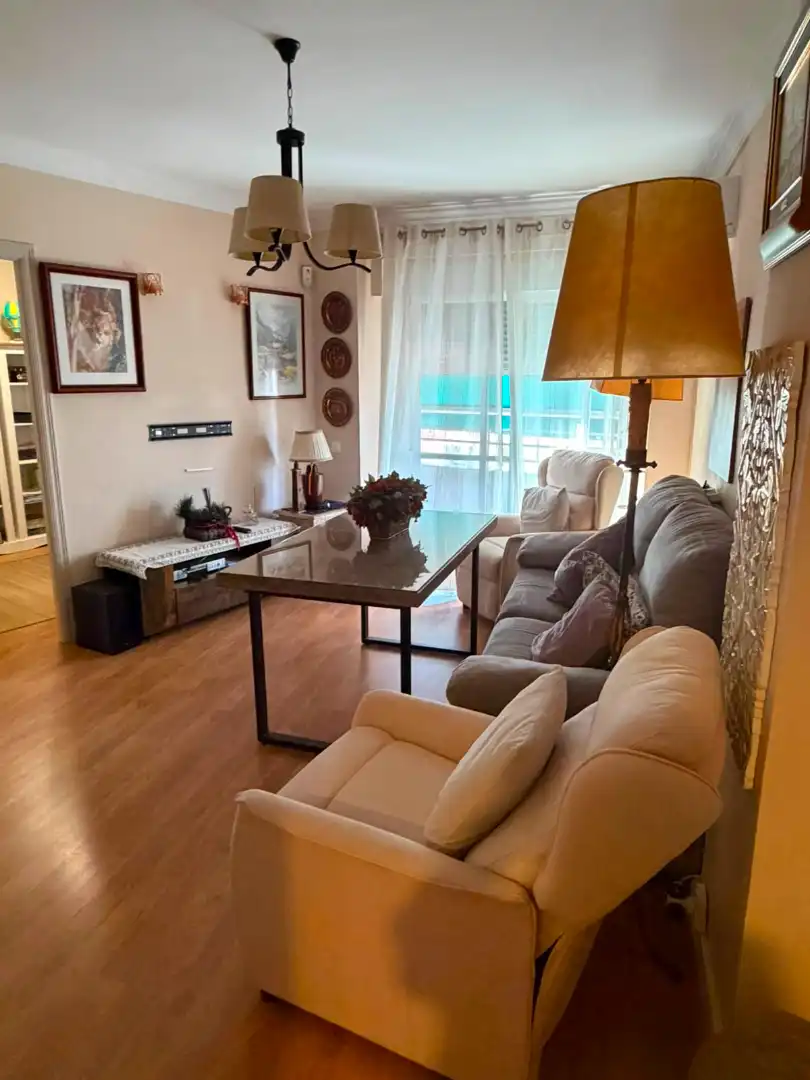Sala d'estar de Pis en venda en Badajoz amb Aire condicionat, Calefacció i Parquet