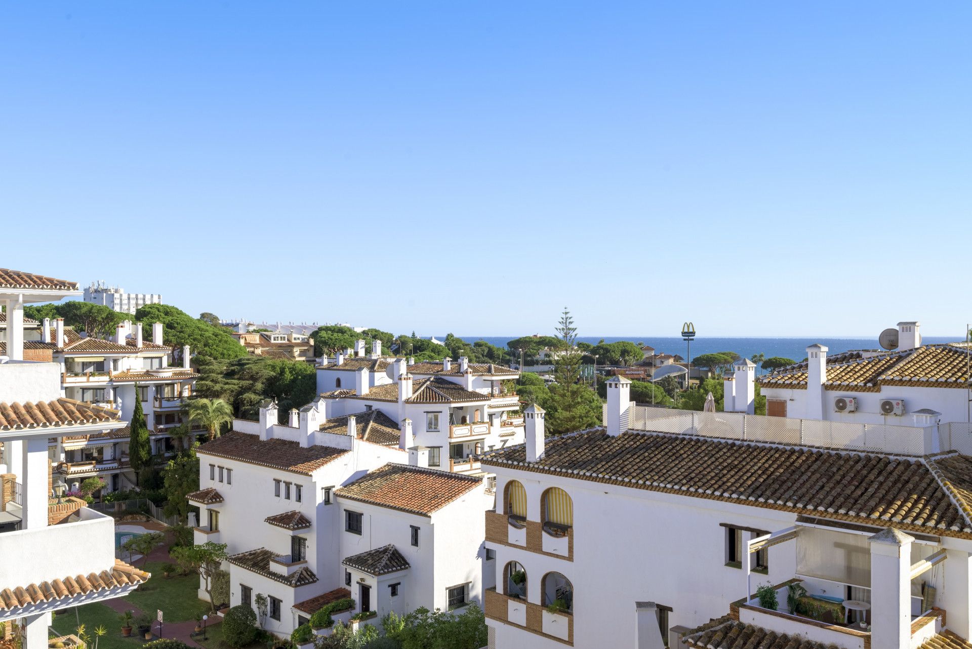 Exterior view of Attic for sale in Mijas  with Air Conditioner, Terrace and Swimming Pool
