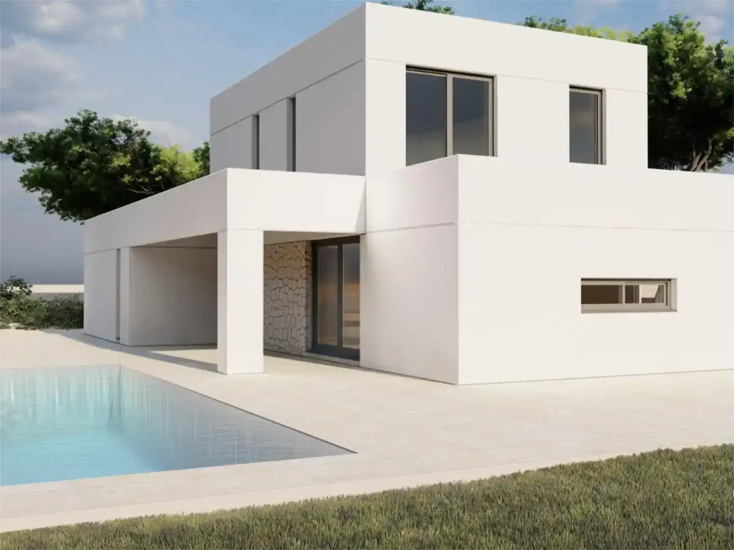 Vista exterior de Casa o chalet en venta en  Palma de Mallorca con Aire acondicionado, Piscina y Balcón