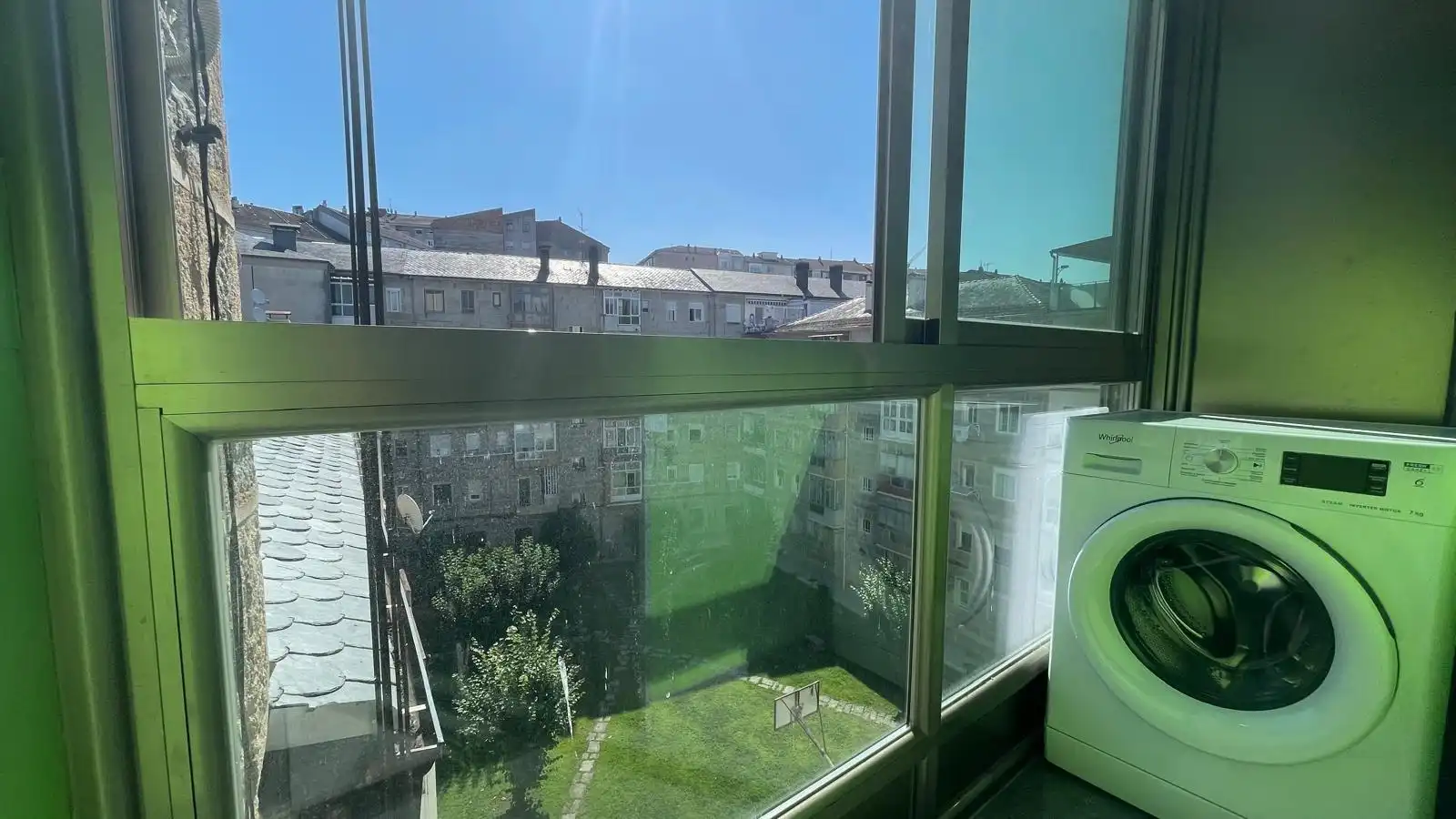 Terrasse von Wohnung zum Verkauf in Ourense Capital  mit Klimaanlage, Heizung und Privatgarten