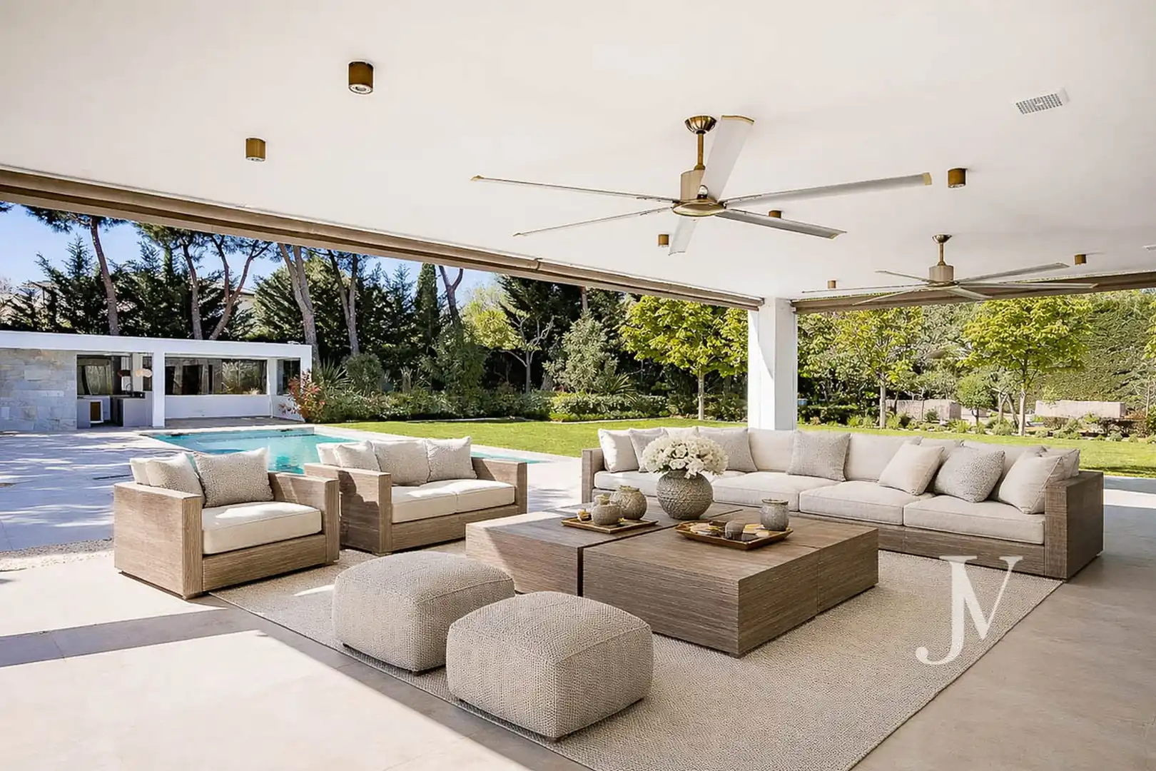 Terraza de Casa o chalet en venta en Pozuelo de Alarcón con Aire acondicionado, Calefacción y Jardín privado