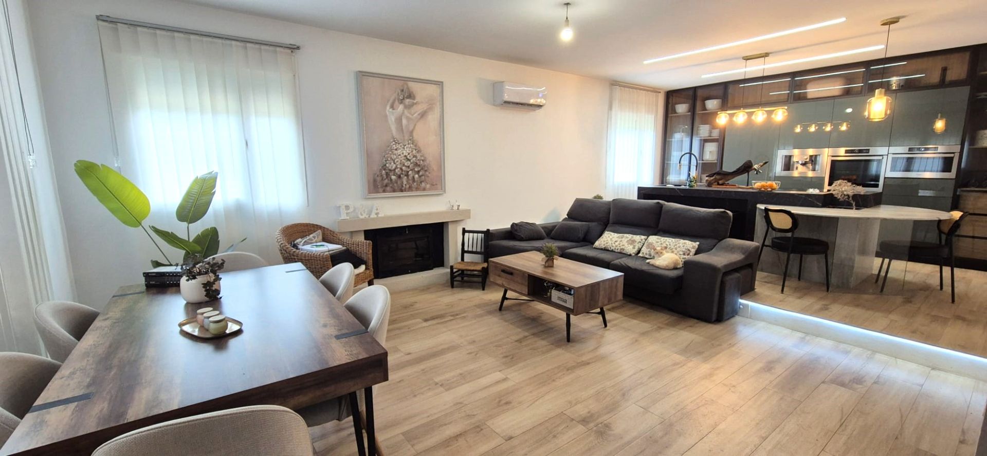 Living room of House or chalet for sale in Badajoz Capital  with Air Conditioner, Heating and Private garden