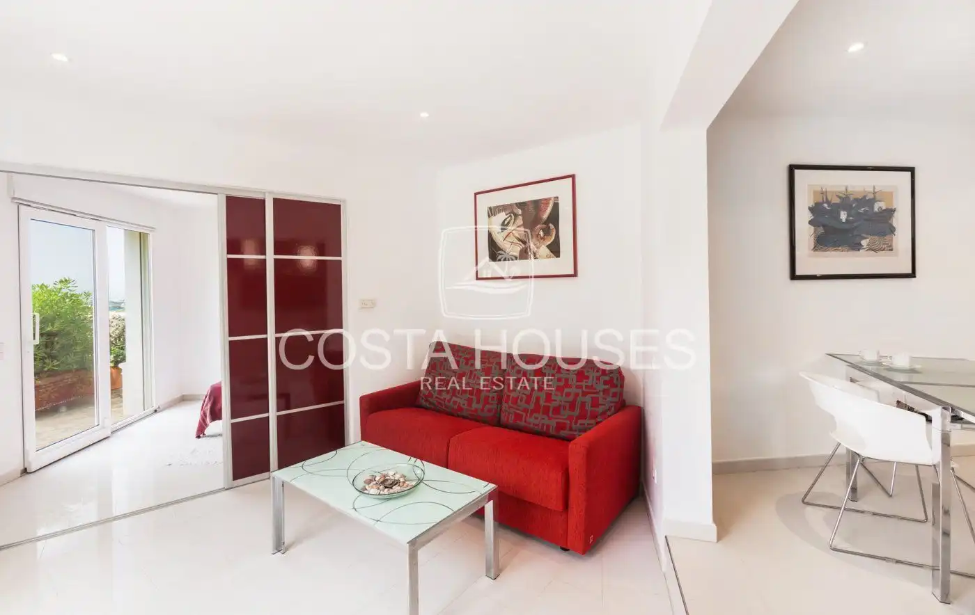Living room of Houses for sale in Dénia  with Air Conditioner, Private garden and Terrace