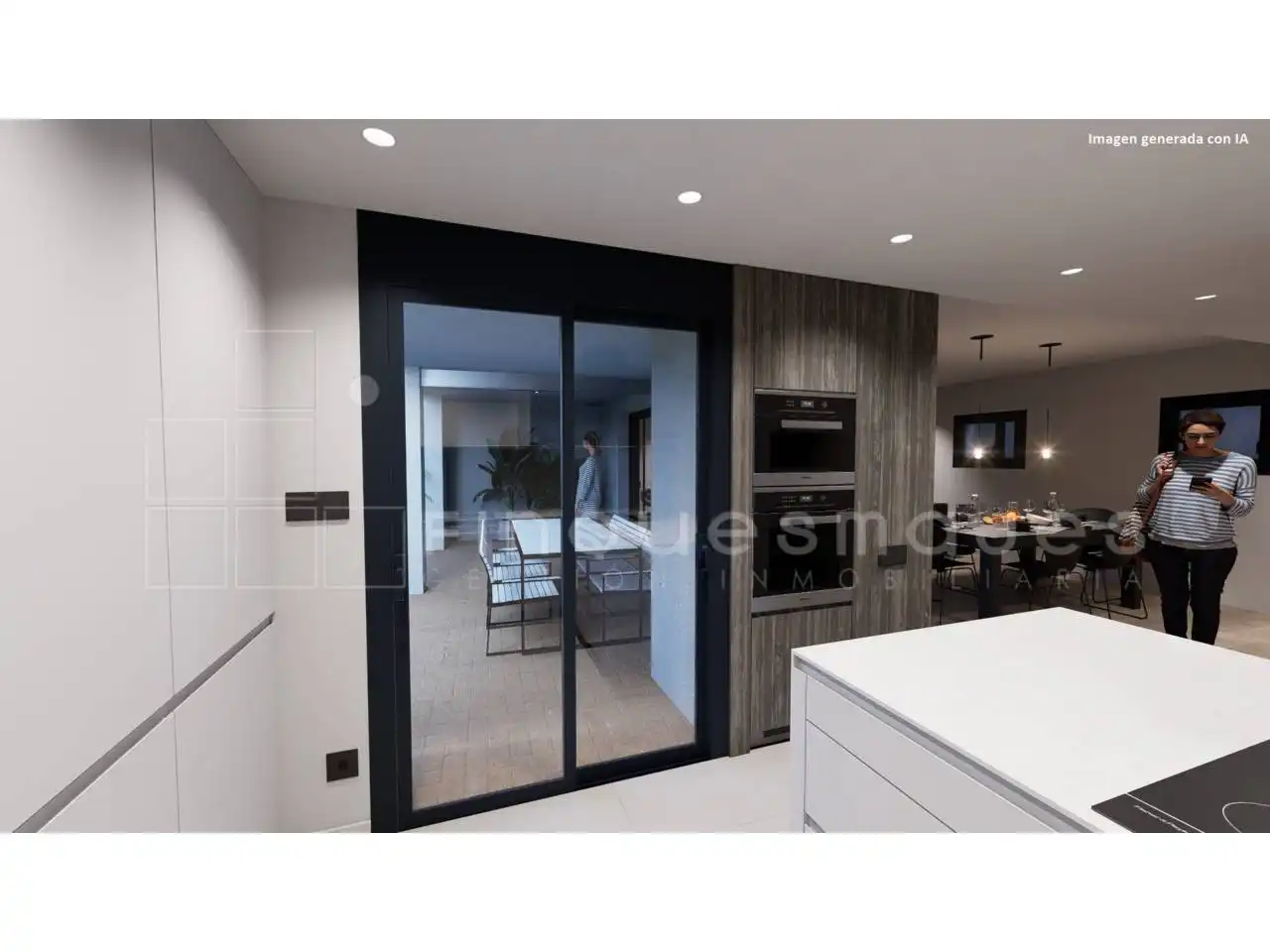 Cocina de Casa o chalet en venta en Castellbell i el Vilar con Aire acondicionado, Parquet y Terraza