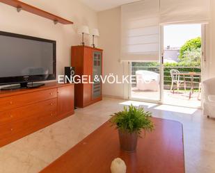 Living room of House or chalet to rent in Villanueva de la Cañada  with Air Conditioner, Heating and Private garden