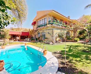 Garden of House or chalet for sale in Málaga Capital  with Air Conditioner, Terrace and Swimming Pool