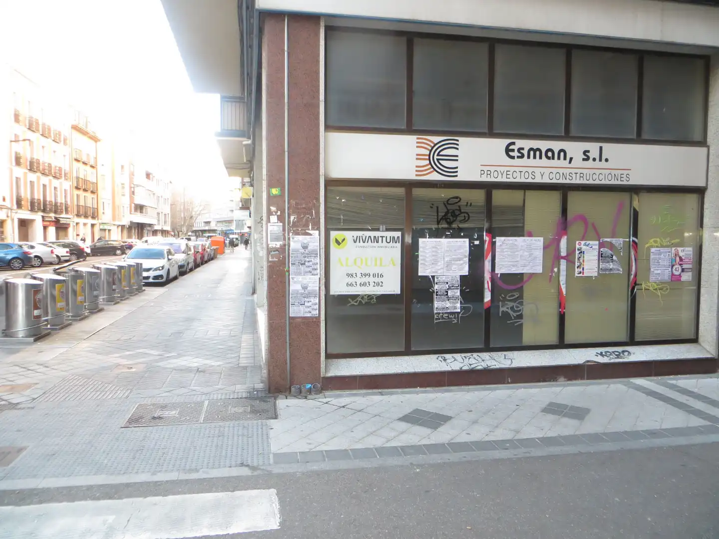 Vista exterior de Local de lloguer en Valladolid