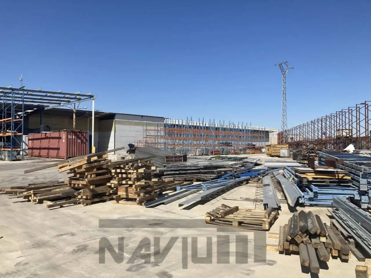 Vista exterior de Nave industrial de alquiler en Villaluenga de la Sagra