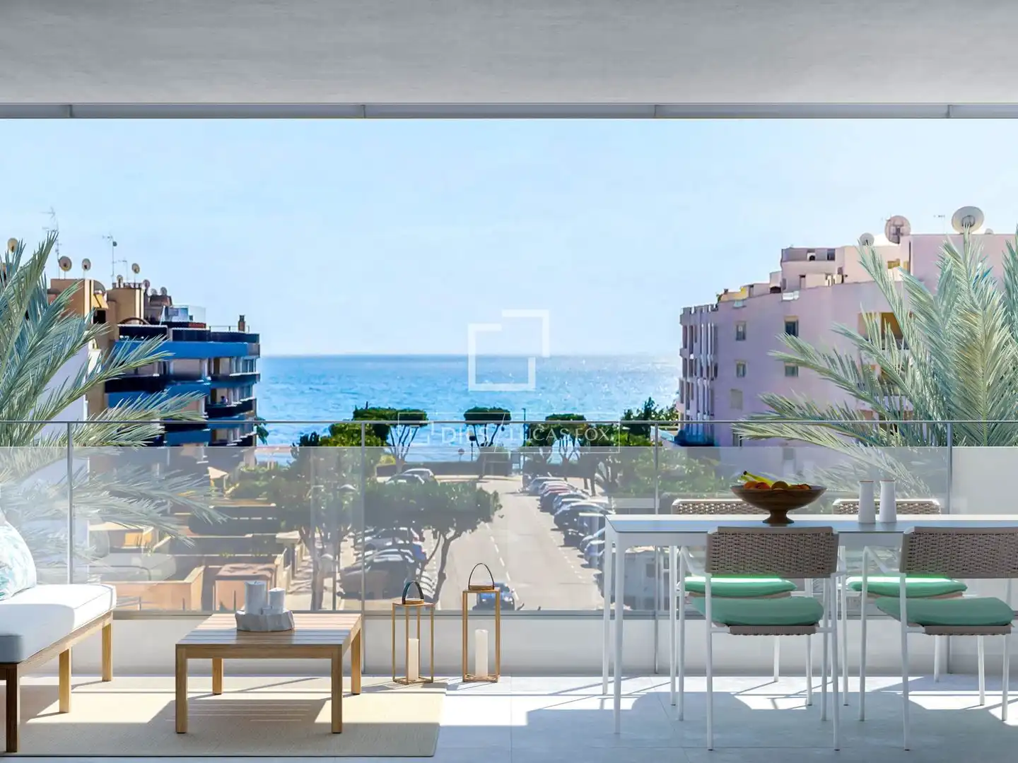 Terrasse von Dachboden zum Verkauf in Eivissa mit Klimaanlage, Terrasse und Schwimmbad