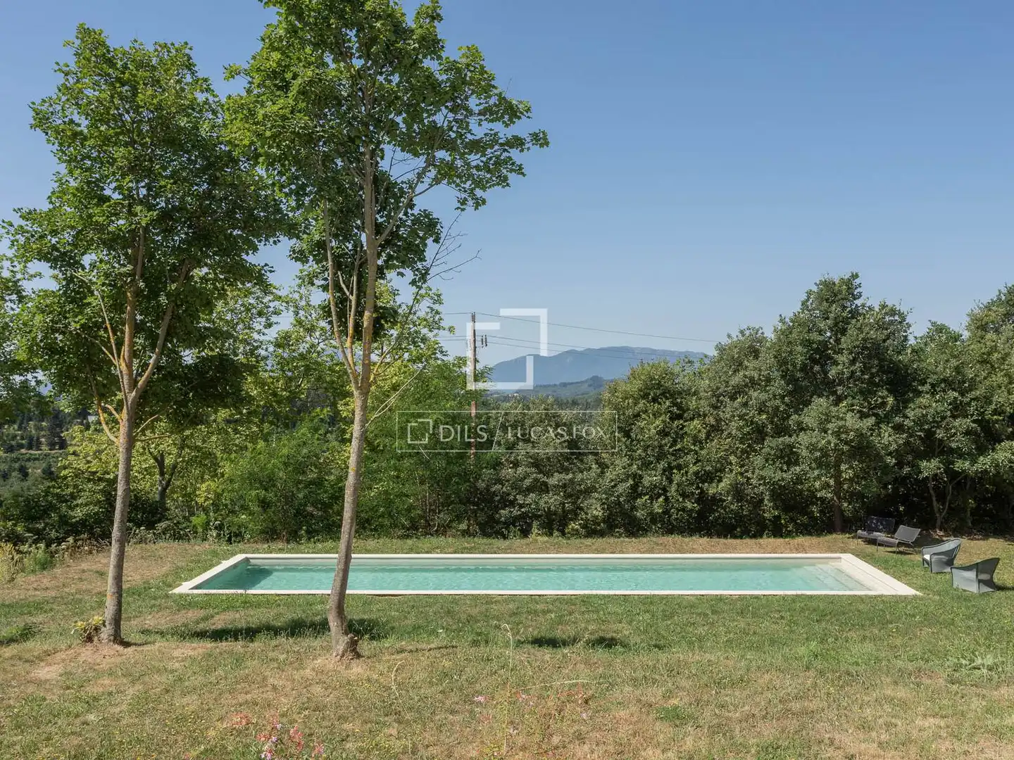 Piscina de Finca rústica en venta en Sant Hilari Sacalm con Aire acondicionado, Calefacción y Jardín privado
