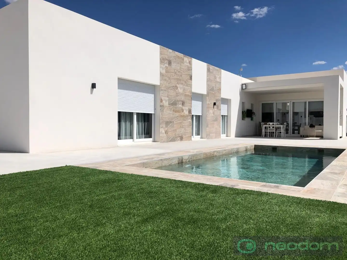 Vista exterior de Casa o chalet en venta en Aspe con Terraza y Piscina