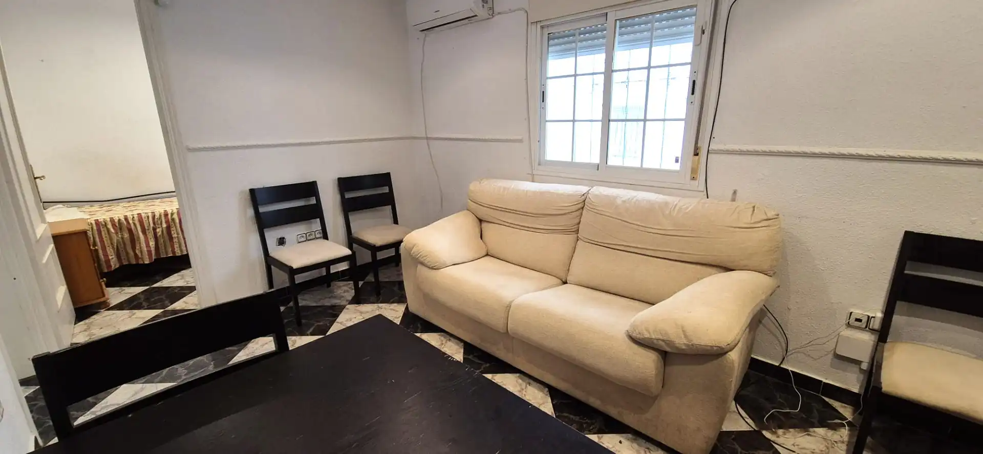 Sala de estar de Piso en venta en Badajoz con Aire acondicionado, Calefacción y Amueblado
