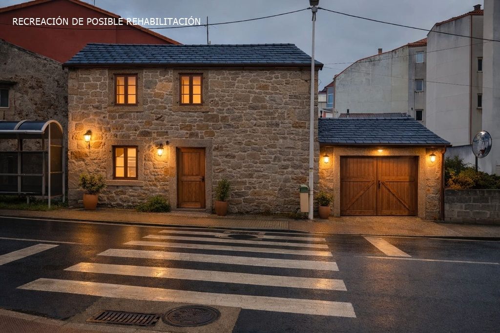 Vista exterior de Casa adosada en venta en A Coruña Capital 