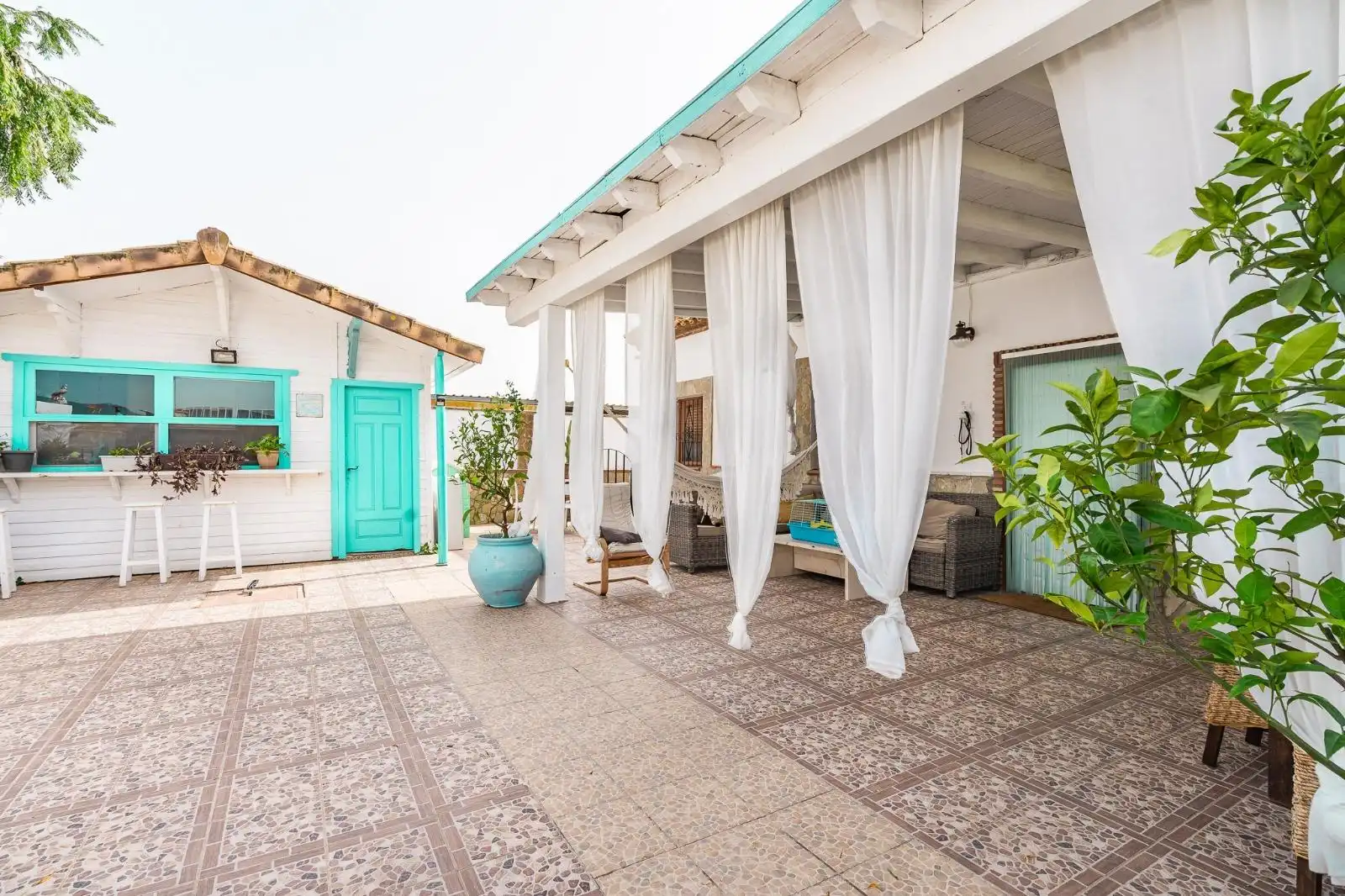 Terrassa de Casa o xalet en venda en Tarifa amb Calefacció, Jardí privat i Terrassa