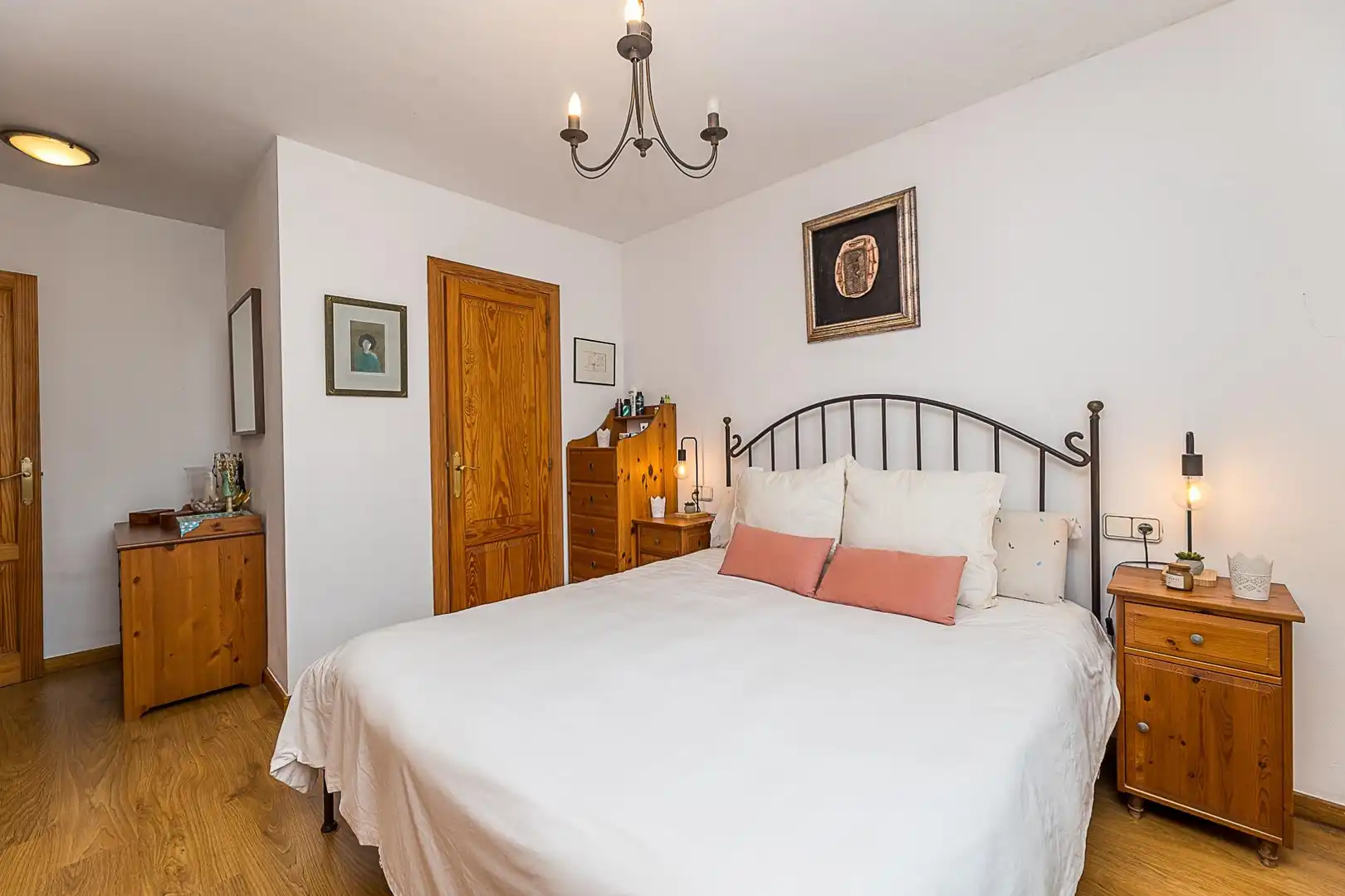 Dormitori de Casa adosada en venda en  Palma de Mallorca amb Calefacció, Parquet i Terrassa