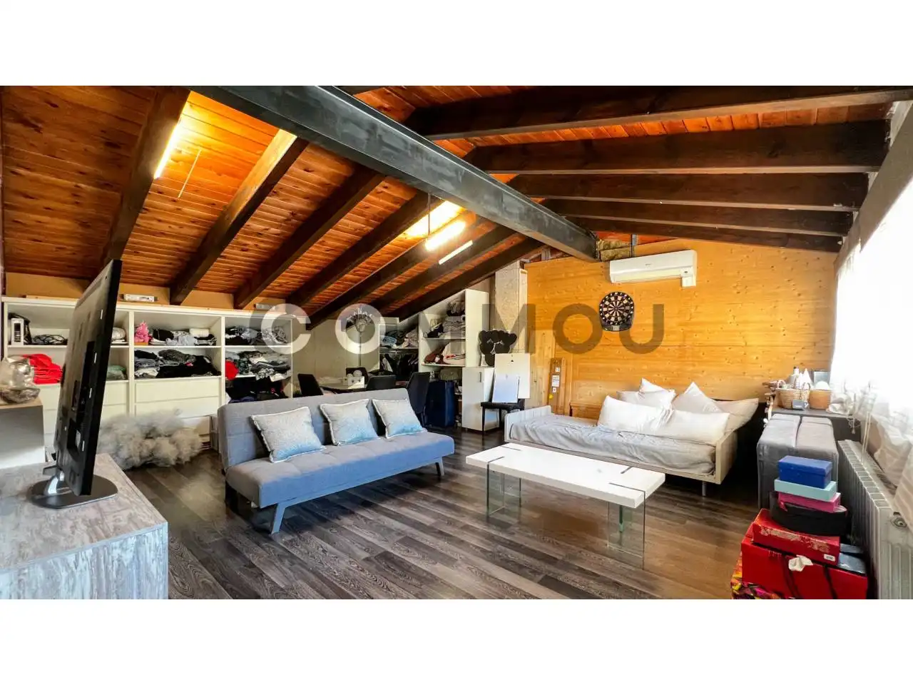 Living room of Houses for sale in Gurb  with Air Conditioner, Heating and Private garden