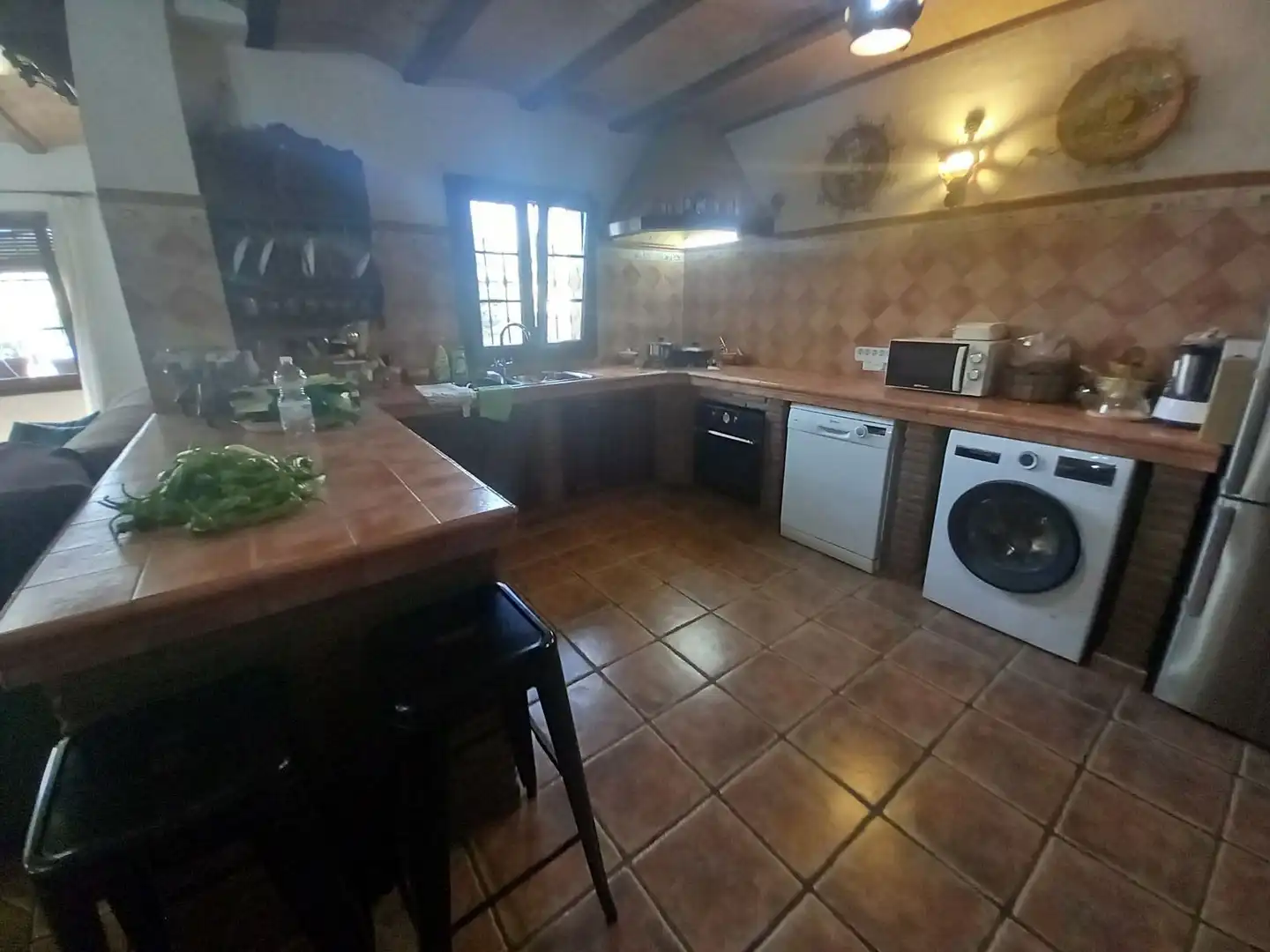 Cocina de Finca rústica en venta en Ronda con Calefacción, Jardín privado y Trastero