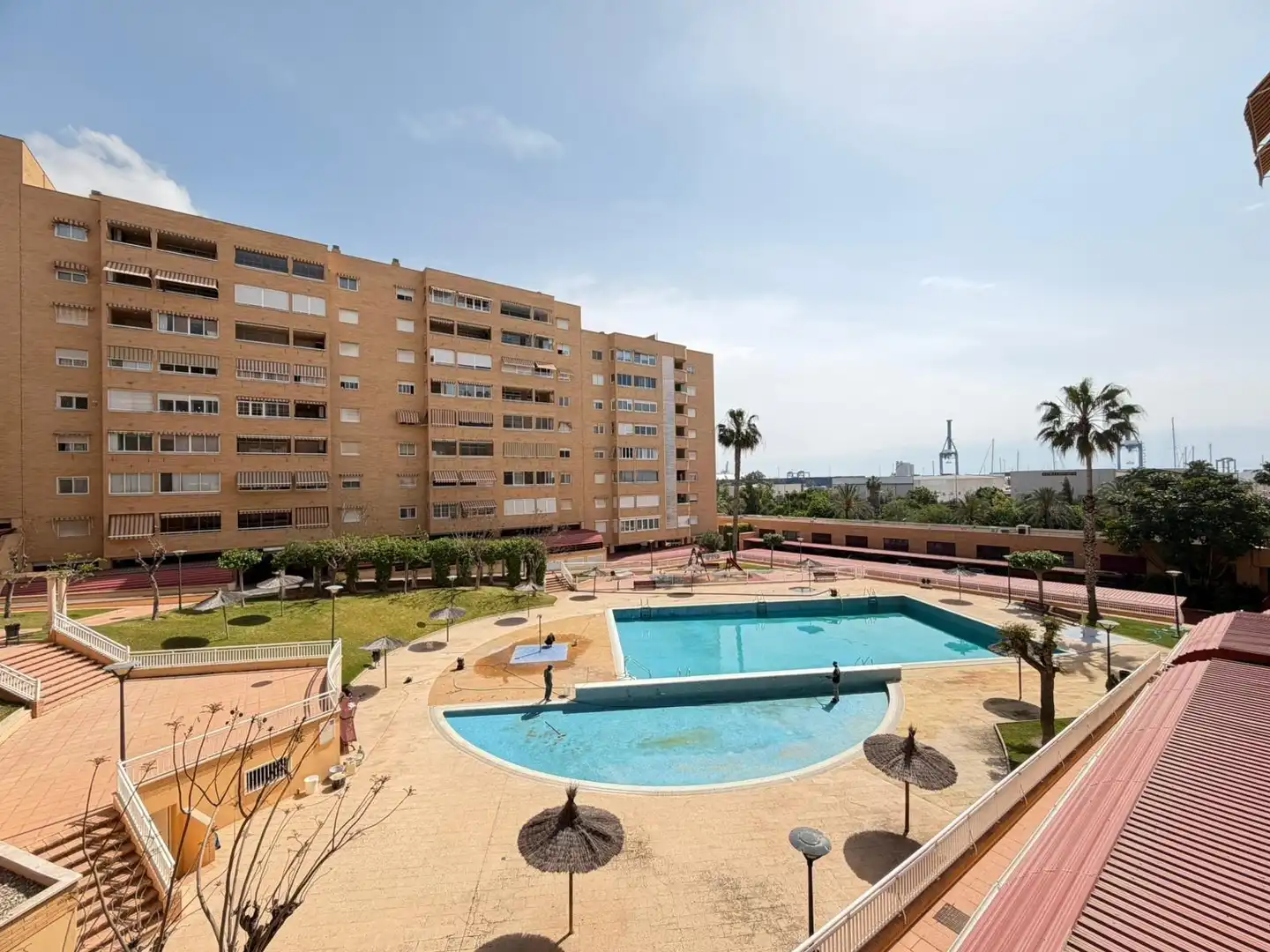 Swimming pool of Flat for sale in Alicante / Alacant  with Air Conditioner