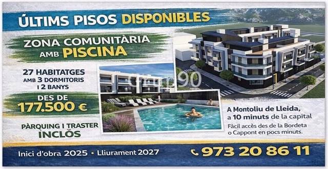 Piso en Venta en Calle mestre tapies, 1 en Montoliu de Lleida