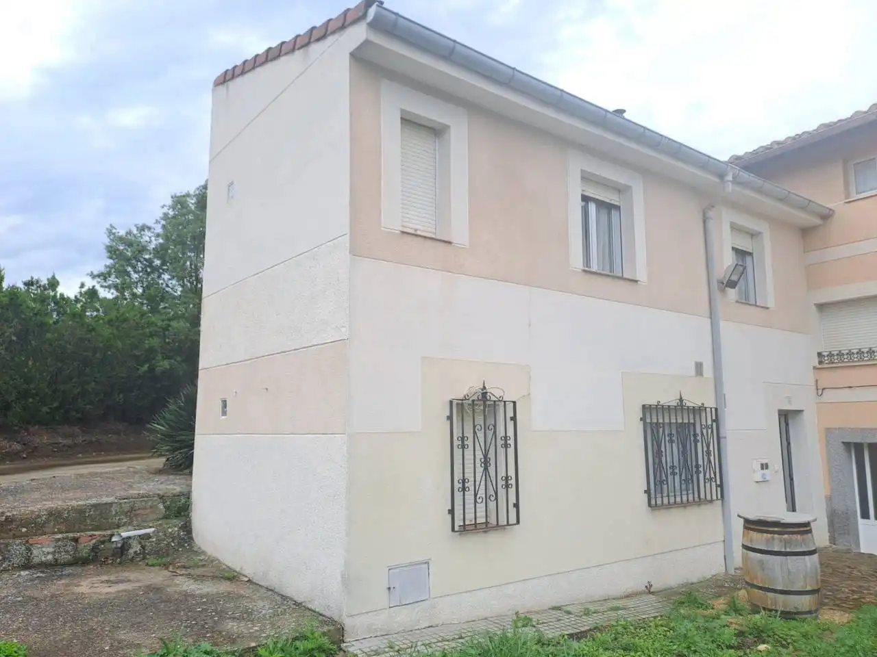 Vista exterior de Casa adosada en venta en Valle de Oca