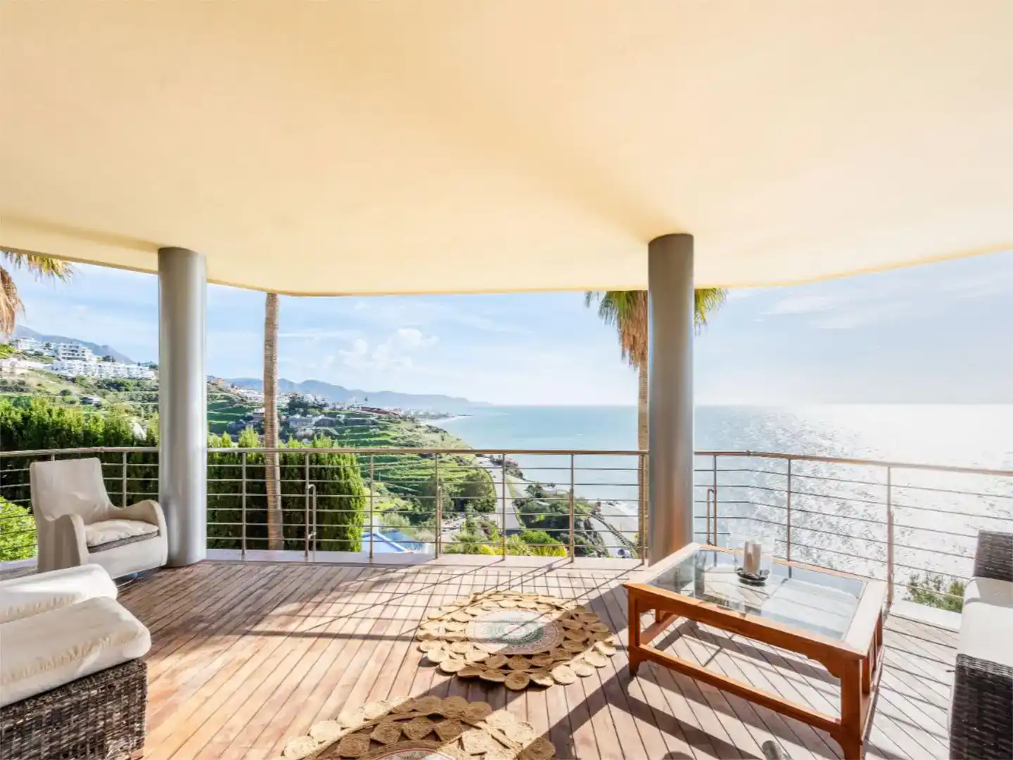 Terrasse von Wohnung zum Verkauf in Torrox mit Klimaanlage, Schwimmbad und Balkon
