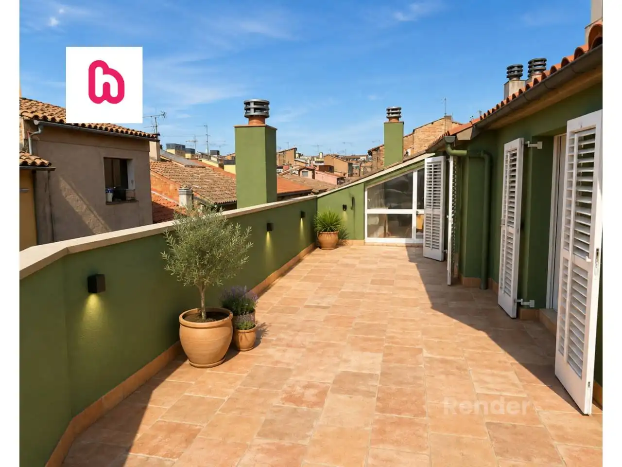 Maisonette mit Terrasse zum Verkauf in Calle Sant Pau