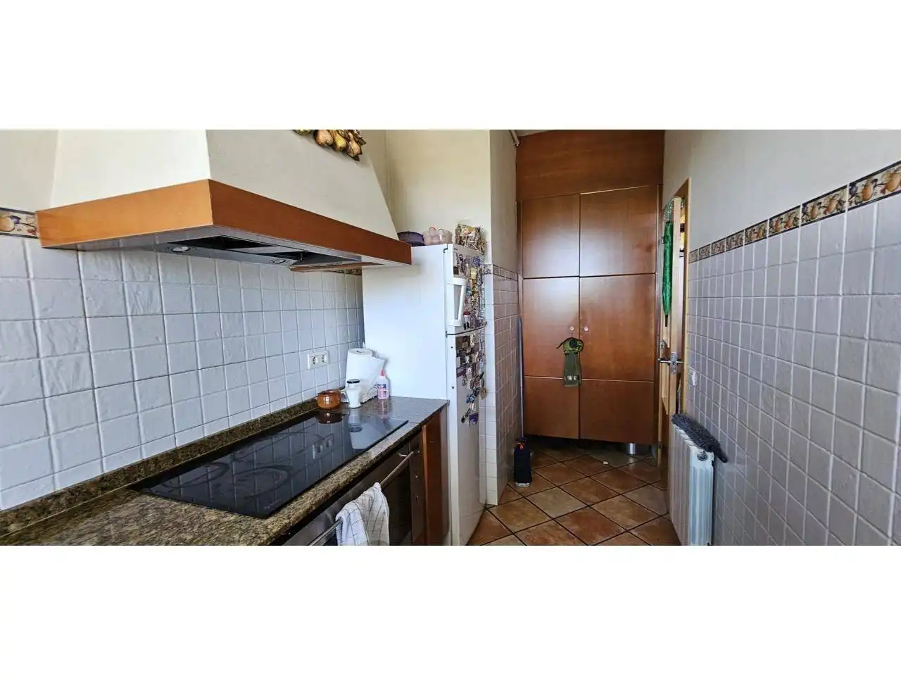 Cocina de Piso en venta en Badalona con Aire acondicionado, Jardín privado y Terraza