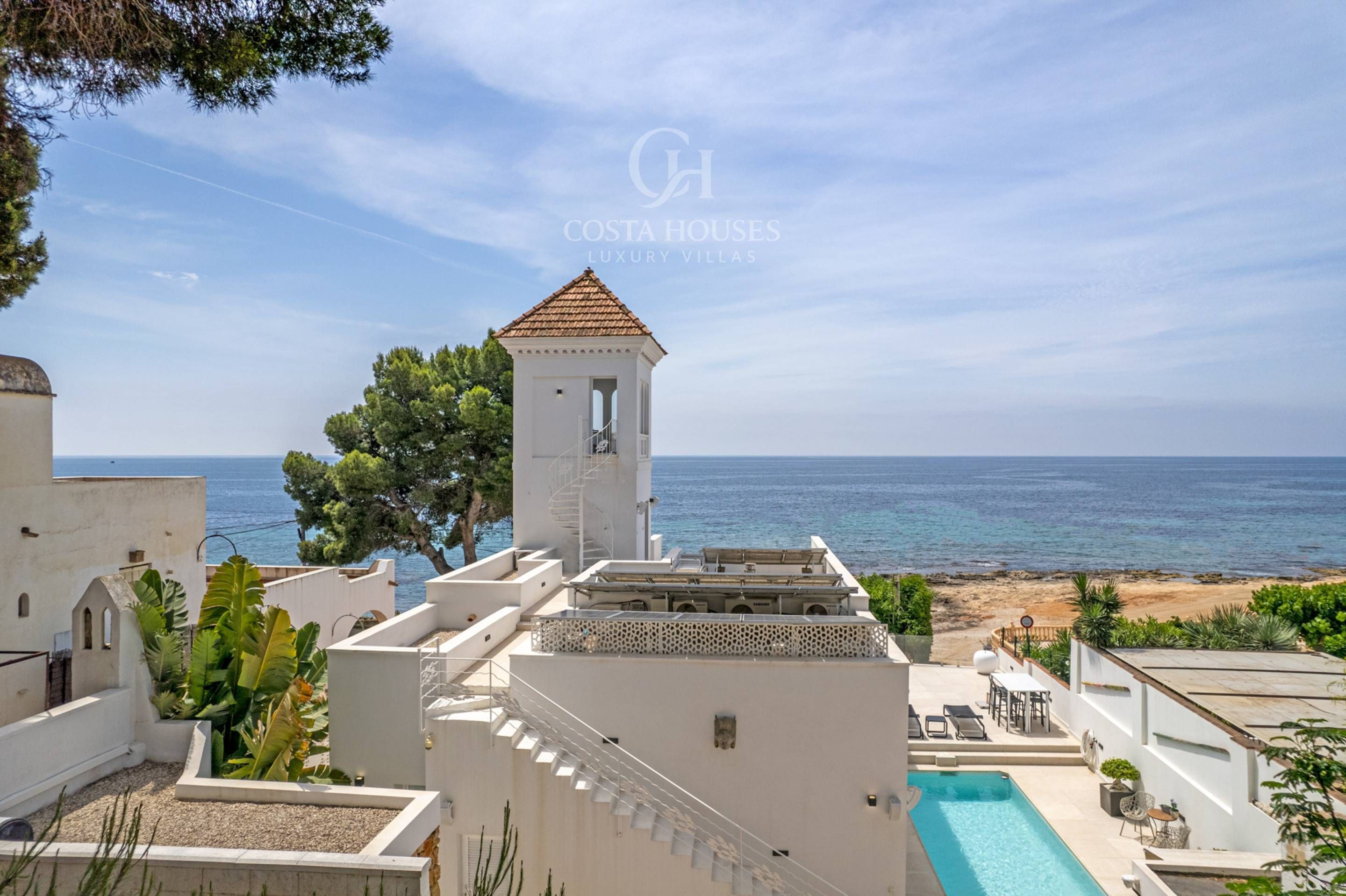 Exterior view of House or chalet for sale in Moraira  with Air Conditioner, Heating and Terrace