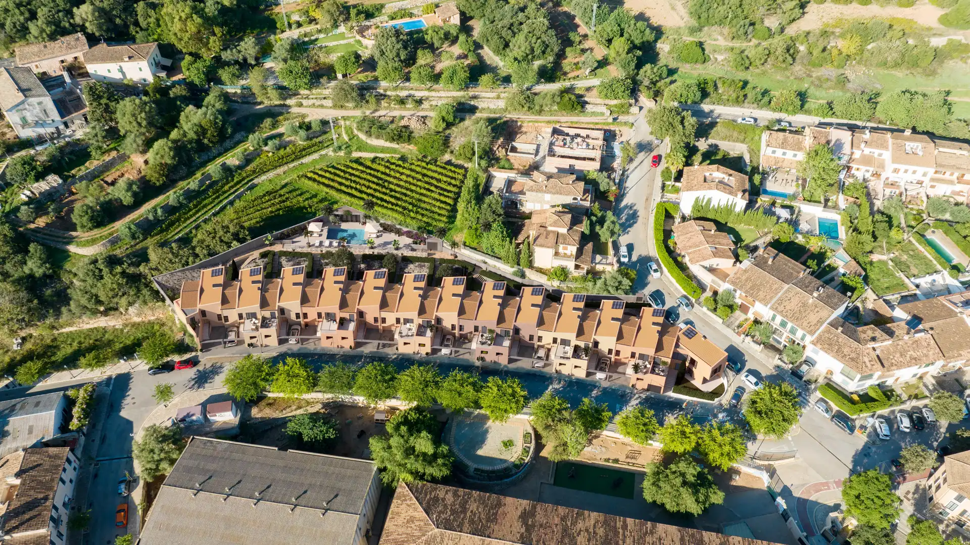 Vista exterior de Casa o chalet en venta en Esporles con Calefacción, Terraza y Piscina