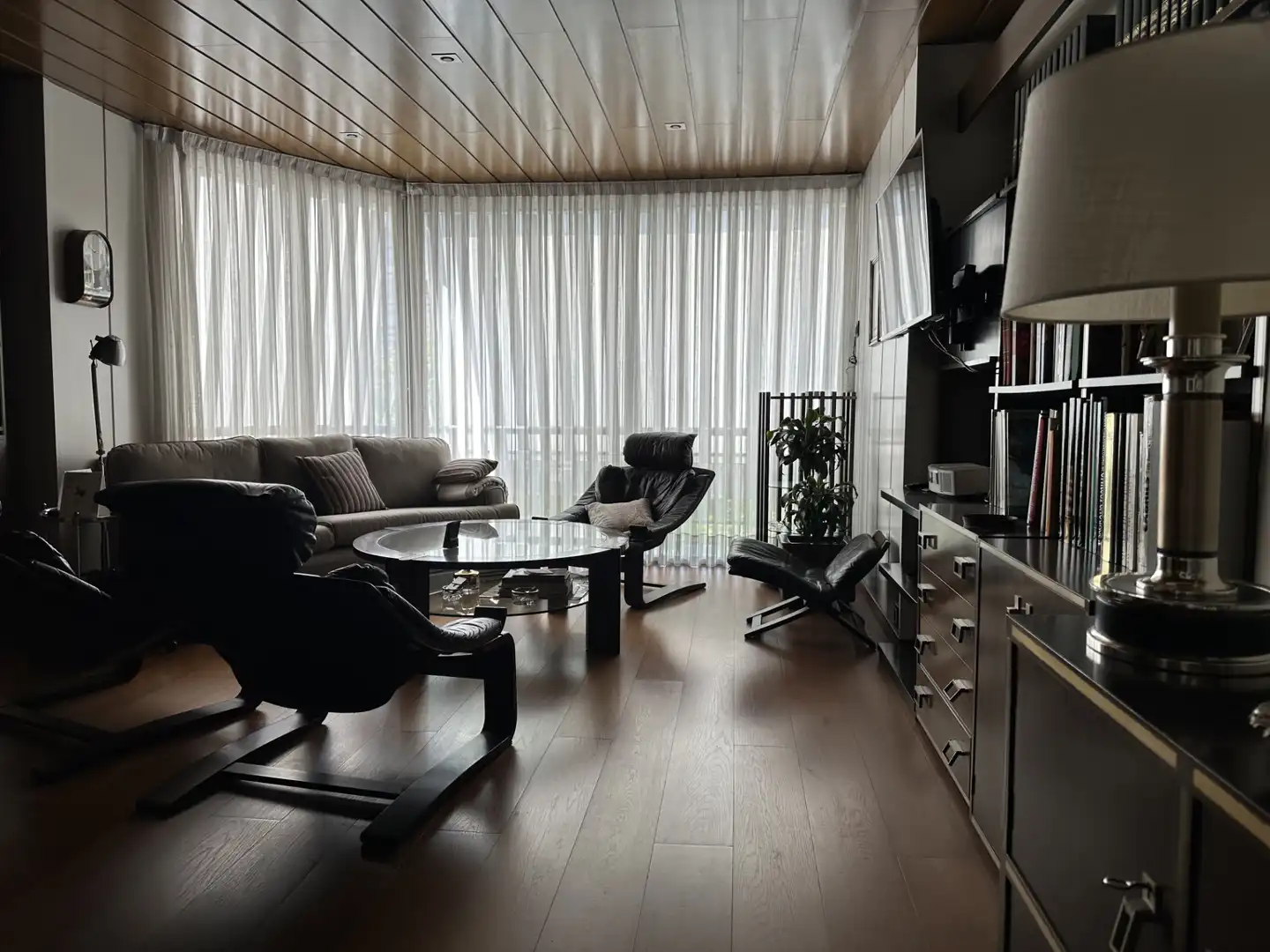 Sala d'estar de Pis de lloguer en Barcelona amb Aire condicionat, Calefacció i Parquet