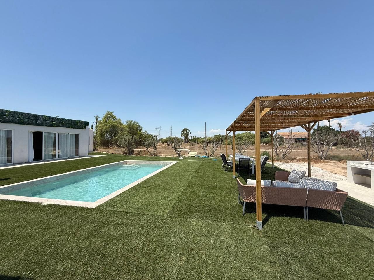 Swimming pool of House or chalet to rent in Elche / Elx  with Private garden, Terrace and Swimming Pool