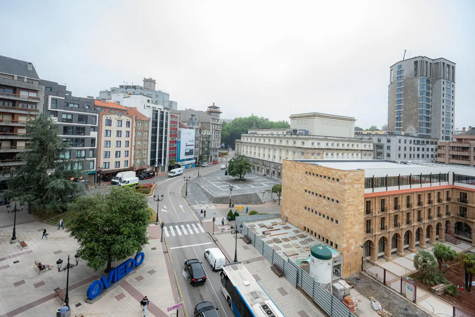 Exterior view of Flat for sale in Oviedo   with Heating, Parquet flooring and Terrace