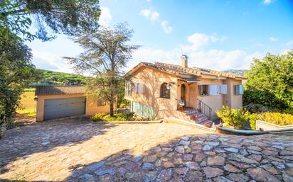 Vista exterior de Casa o xalet en venda en Castell-Platja d'Aro amb Jardí privat, Traster i Piscina