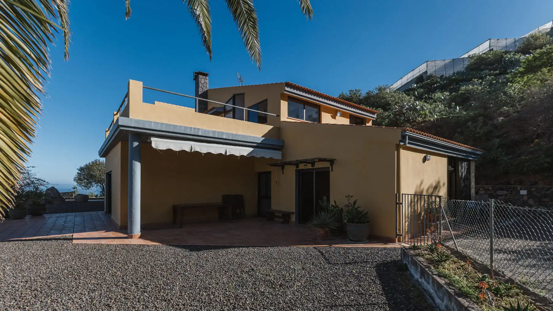 Vista exterior de Casa o xalet en venda en San Juan de la Rambla amb Jardí privat, Parquet i Terrassa