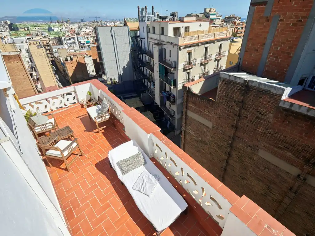 Terrace of Attic for sale in Barcelona  with Air Conditioner and Terrace