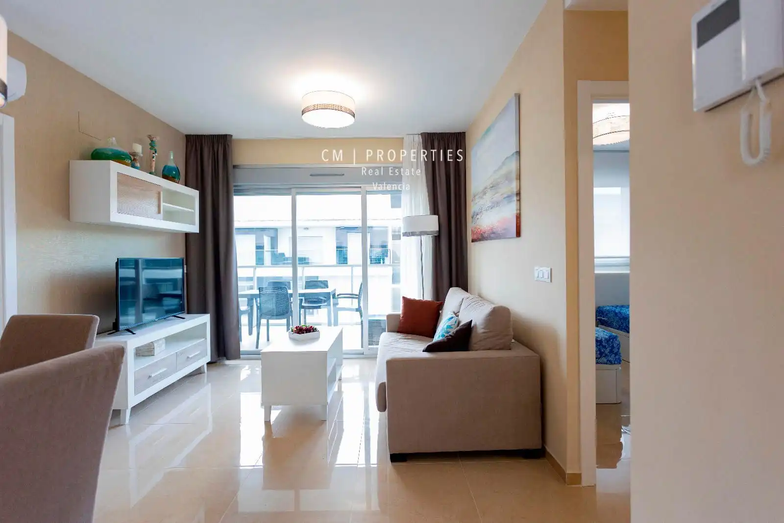 Sala de estar de Piso en venta en Cabanes con Aire acondicionado, Calefacción y Terraza