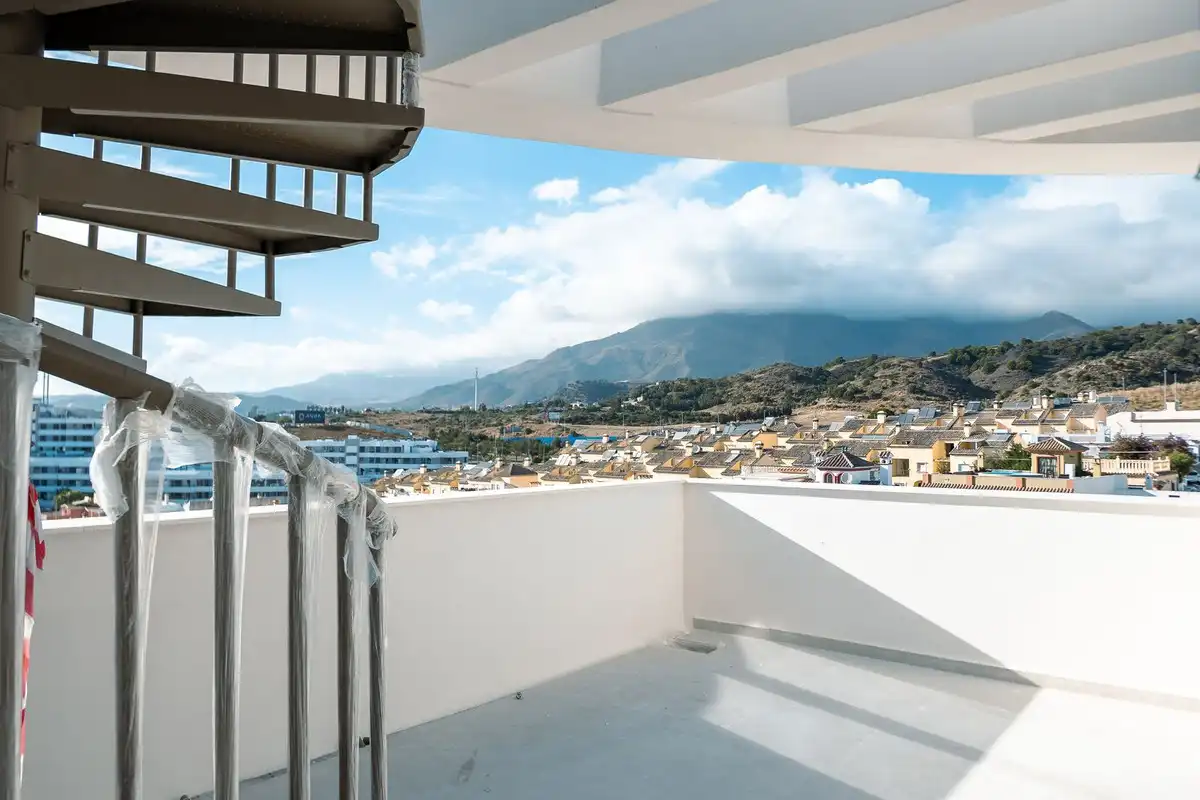 Terrace of Duplexes for sale in Estepona  with Terrace, Storage room and Swimming Pool
