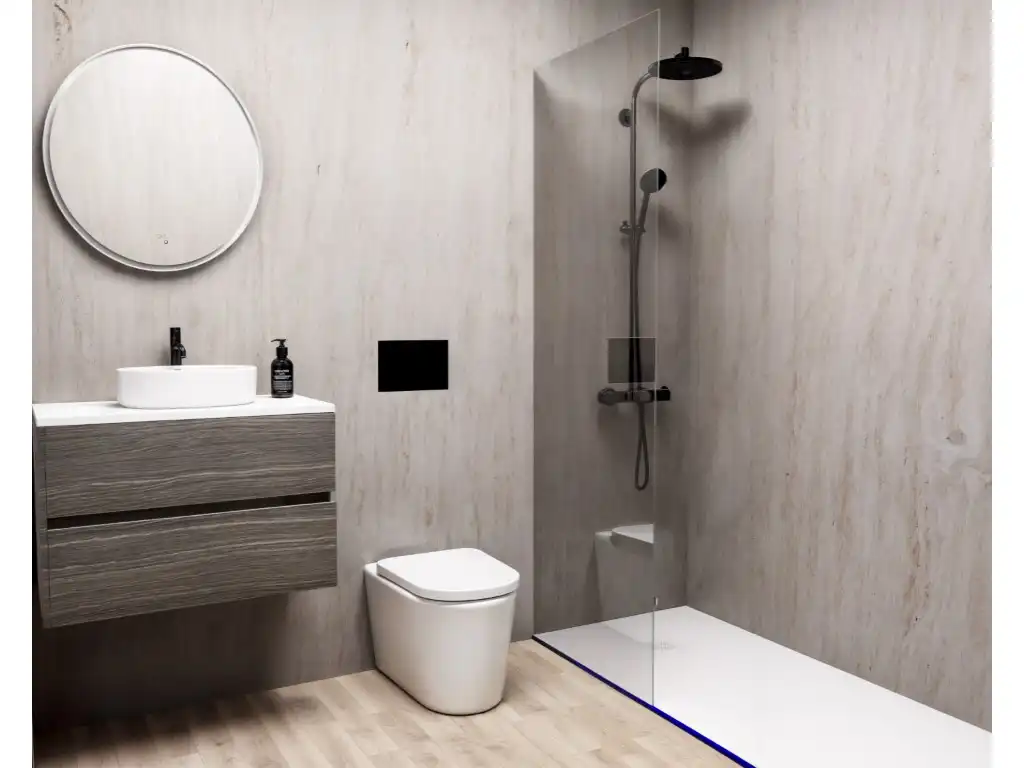 Baño de Apartamento en venta en Finestrat con Terraza, Piscina y Amueblado