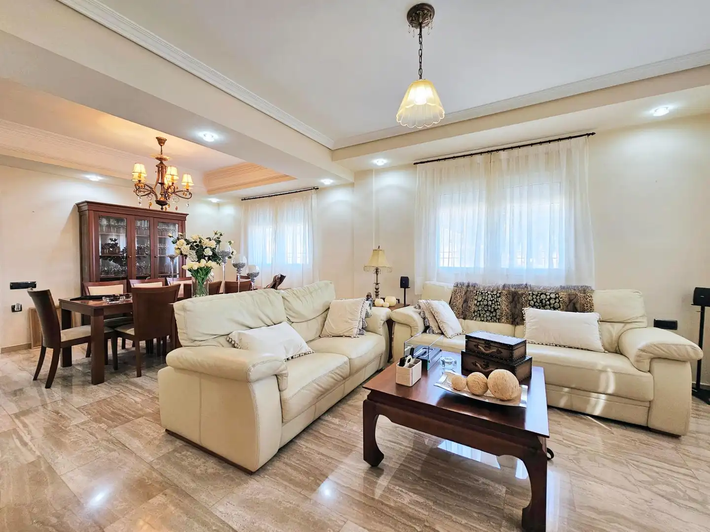 Sala de estar de Casa o chalet en venta en Cartagena con Terraza y Amueblado