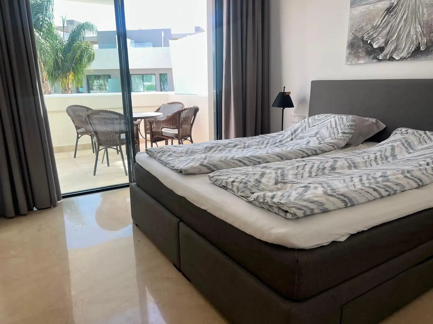 Bedroom of Apartments for sale in Mijas  with Air Conditioner, Heating and Terrace