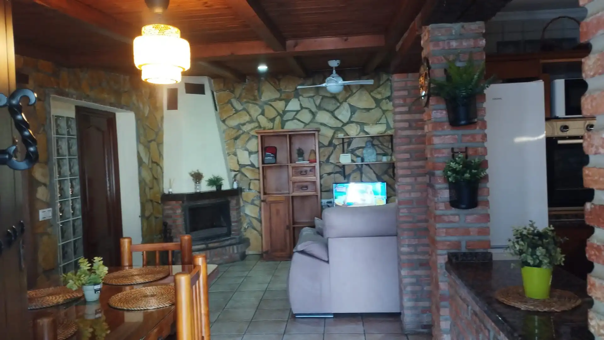 Sala de estar de Casa o chalet de alquiler en Barbate con Aire acondicionado, Calefacción y Jardín privado