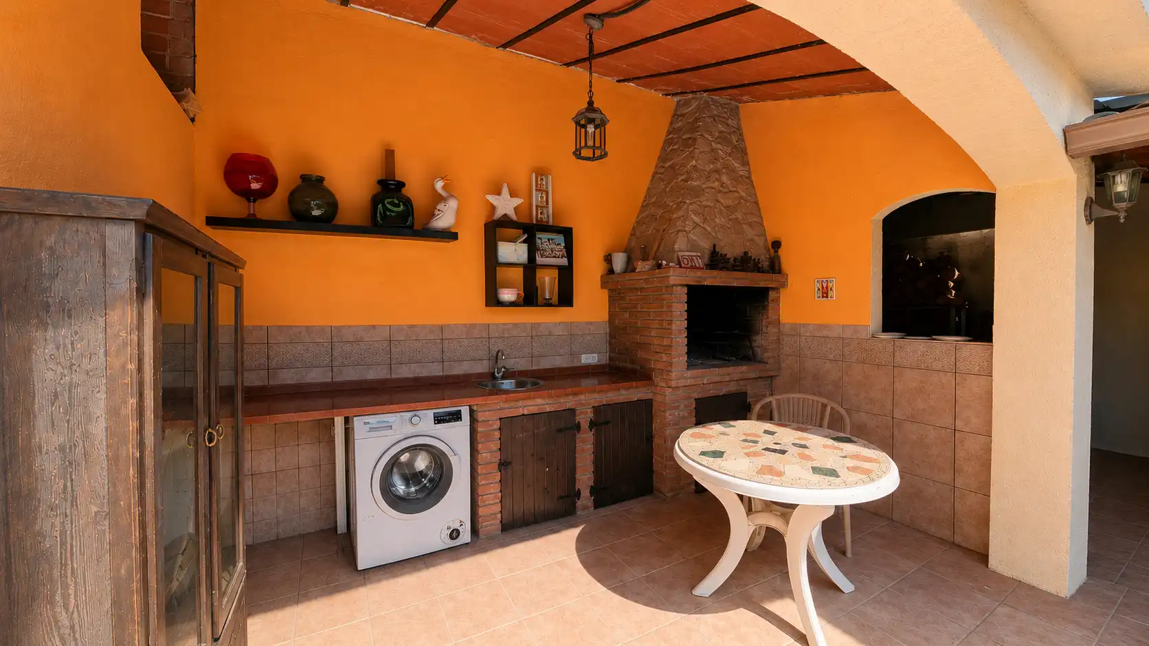 Cocina de Casa o chalet en venta en Cunit con Aire acondicionado, Calefacción y Jardín privado