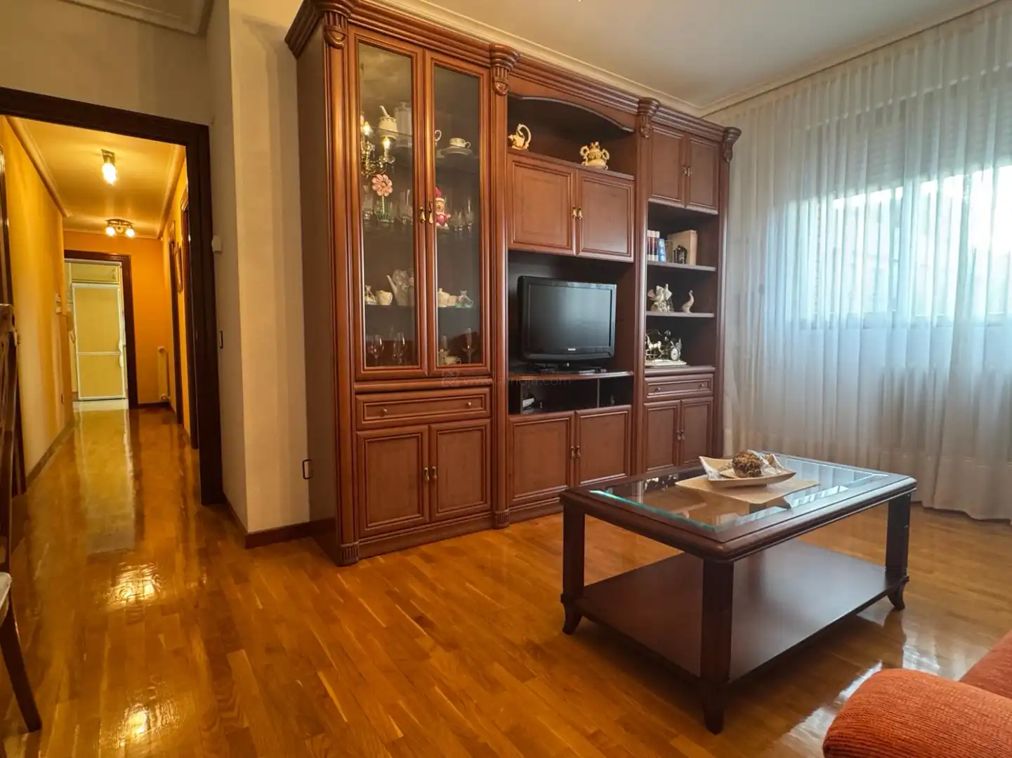 Living room of Flat for sale in  Logroño  with Heating, Parquet flooring and Storage room