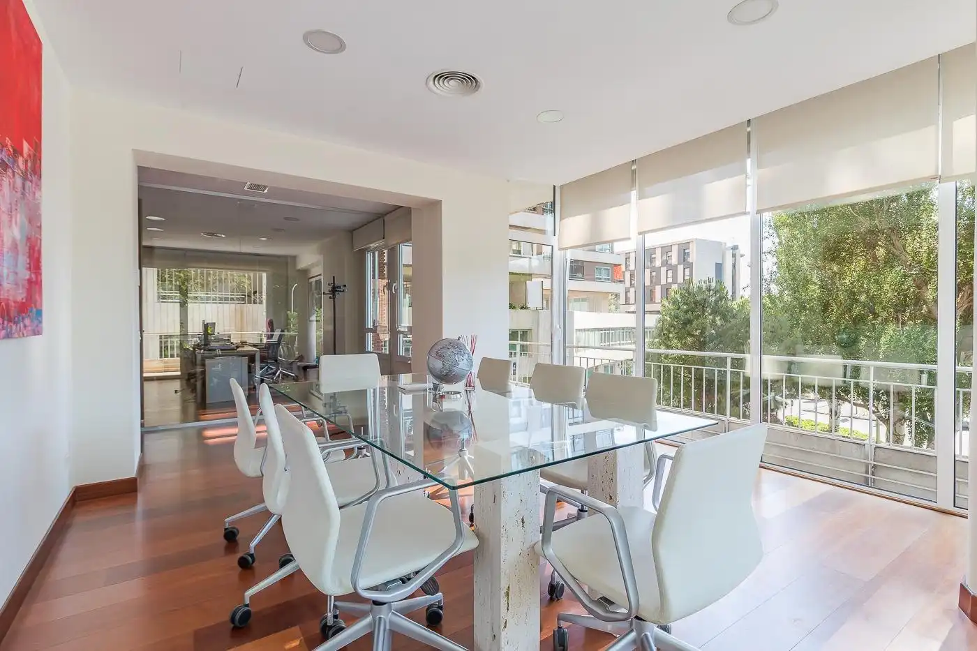 Comedor de Oficina de alquiler en Madrid con Aire acondicionado, Calefacción y Terraza