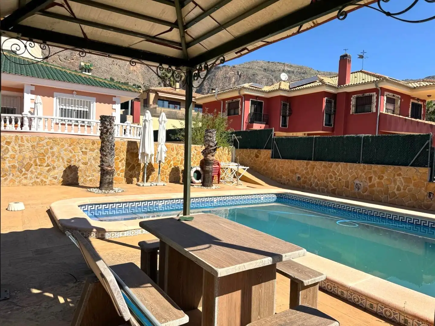 Swimming pool of Houses for sale in Orihuela  with Air Conditioner, Private garden and Storage room