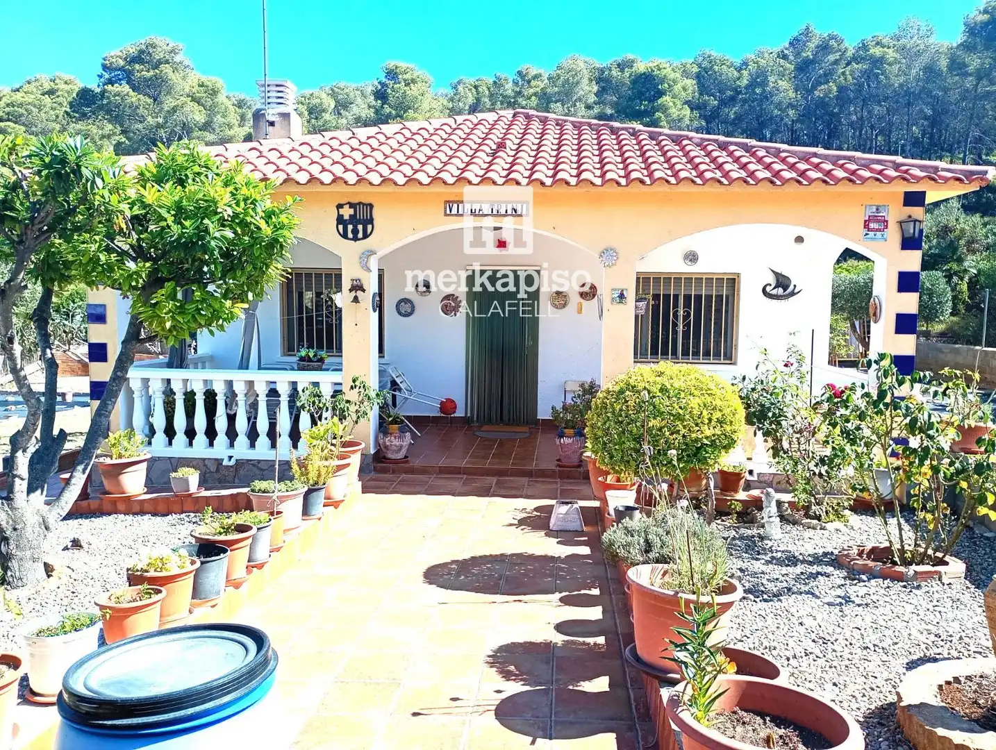 Vista exterior de Casa o xalet en venda en Castellet i la Gornal amb Aire condicionat, Calefacció i Moblat