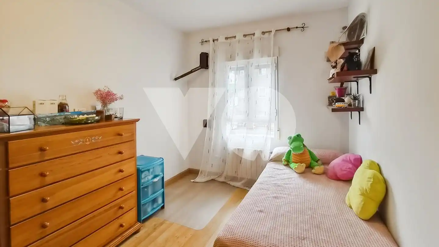 Bedroom of Flat for rent in Madrid  with Air Conditioner and Parquet flooring